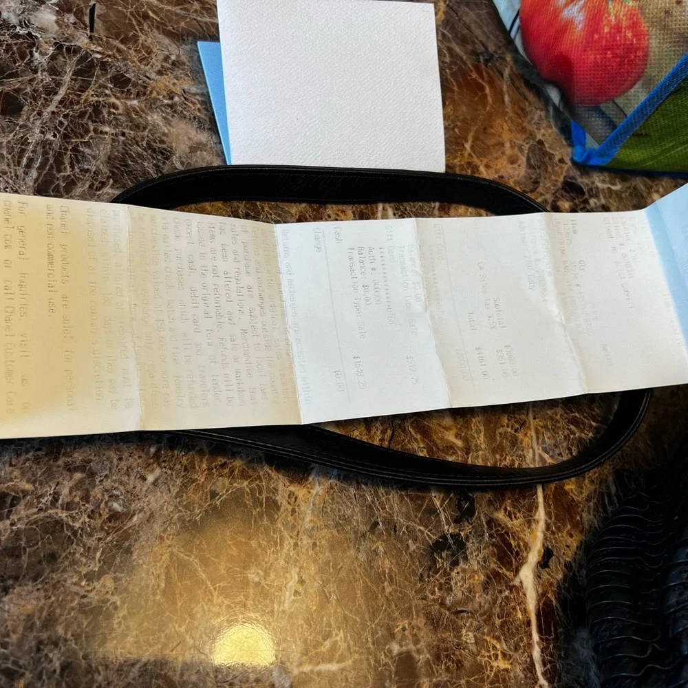 Chanel Crumpled Calfskin Coco Pleats Medium Drawstring Bag Black. - Picture 9 of 10